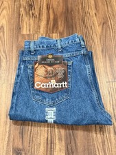 Vintage 2001 Carhartt B17 DST Jeans Deadstock NWT Made in USA Union Tag 38x34
