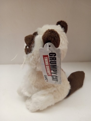 Peluche Grumpy Cat 5", Nuevo Con Etiqueta, Envío Gratis - Imagen 3 de 7