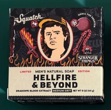 Limited Edition Dr Squatch Stranger Things Hellfire & Beyond Dustin Henderson LE