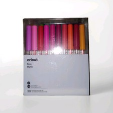 Cricut Extra Fine Point .3mm Pen Set 30 Assorted Colors 2008025 New Open Box