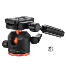 36Mm Tripod Ball Head with Detachable Handle Tilt Limiter