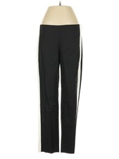 NWT White House Black Market Women Black Track Pants 4