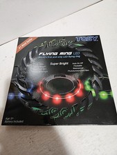 TOSY Flying Ring12 LEDs Soft Waterproof Frisbee Toy Kids Safe Indoor/Outdoor Fun