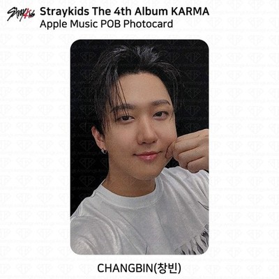 straykids KARMA Applemusic 40枚セット Stray Kids The 4th Album Karma Applemusic POB Photocard KPOP K-POP