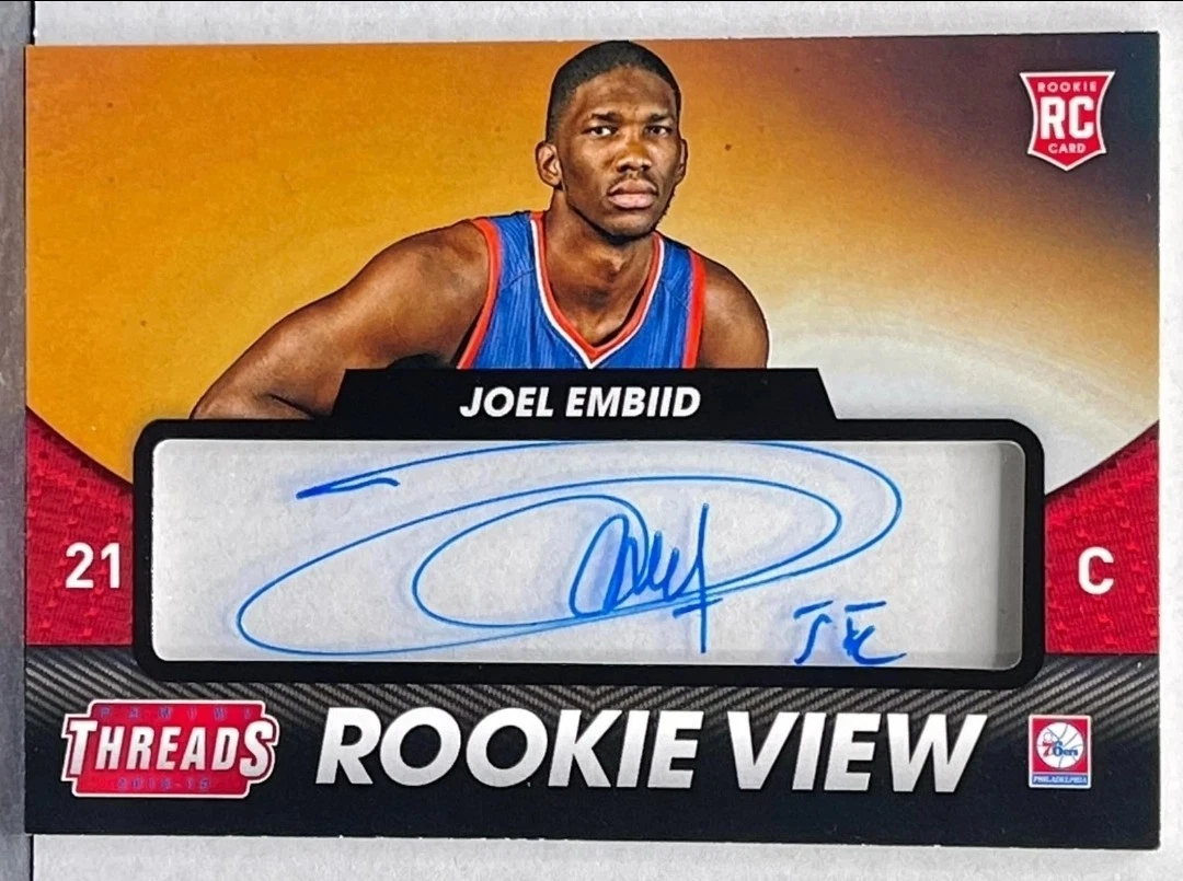 Joel Embiid Basketball Sports Trading Cards & Accessories Rookie