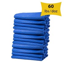 60lbs Non Woven Economy Moving Blankets Pads 72"x80" 1 Dozen 