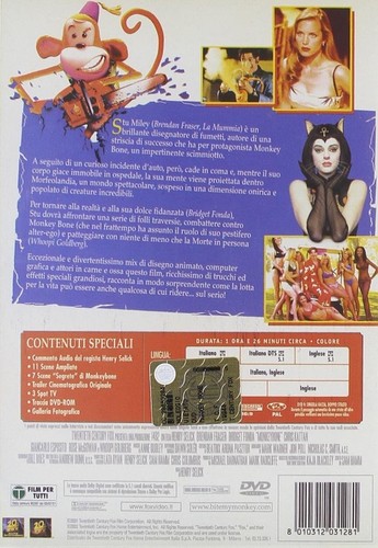 Monkey Bone (DVD) Bridget Fonda Henry Selick Whoopi Goldberg John Turturro - Picture 2 of 2