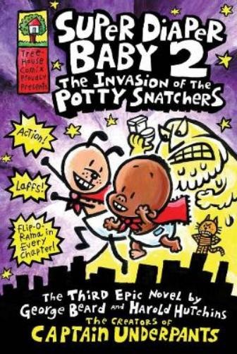 Dav Pilkey Super Diaper Baby 2 Вторжение на горшок (Мягкая обложка) (ИМПОРТ из Великобритании)