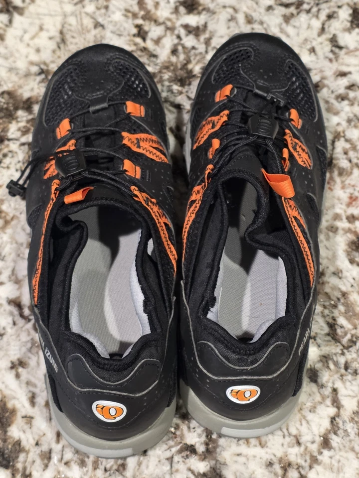 Pearl Izumi Hombres X-Alp Drift II Zapatos de Ciclismo Talla 49 Negro Naranja Bicicleta de Montaña Foto 3 de 4