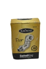 Krowne SwivelKing Gas Connector Swivel 1-1/4 in Dual 360 Degree Rotation SW125