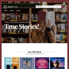 📚 Bookstore Website Design for Sale with Free VPS Web Hosting