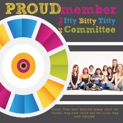 PROUD MEMBER OF THE ITTY BITTY TITTY COMMITTEE By Ashaya Webster **BRAND NEW**