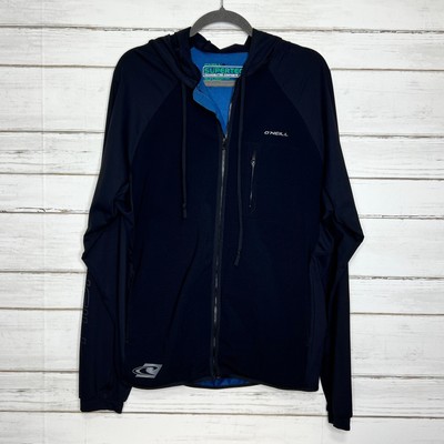 O Neill Supertech Full Zip Packable Jacket Black Size Medium