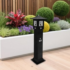 Standing Cigarette Butt Disposal, Standing Ashtray Cigarette Bin W/ Inner Bucket