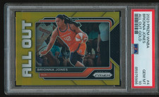 Brionna Jones 2023 Panini Prizm WNBA All Out Gold Prizm #4 /10 PSA 10 GEM MT