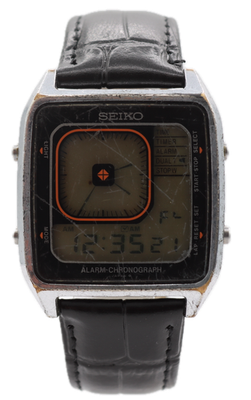 Vintage Seiko G757-4050 James Bond Men's Quartz LCD Wristwatch