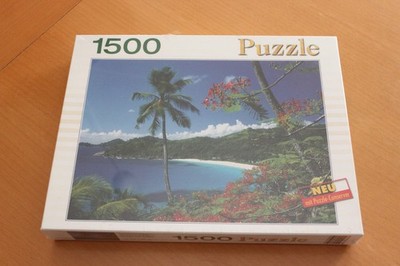 Puzzle 1500 Teile Insel Mahe Anse Intendance Seychellen