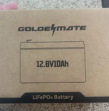 12V 10Ah LiFePO4 Lithium Deep Cycle Battery(2-Pack), 5000+ Cycles Lithium Iro...