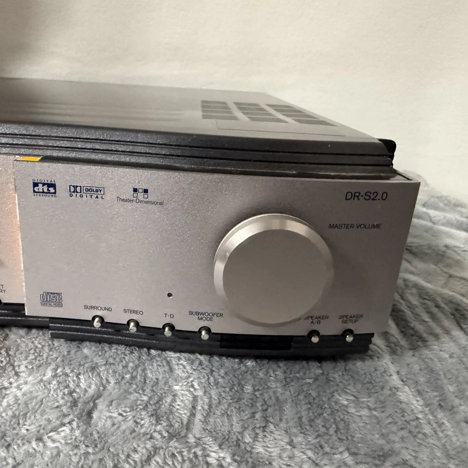 0 Vintage Onkyo DR-S2.0 DVD CD Home Theater Receiver 5.1 AV Surround Parts/Repai - Image 3 of 4