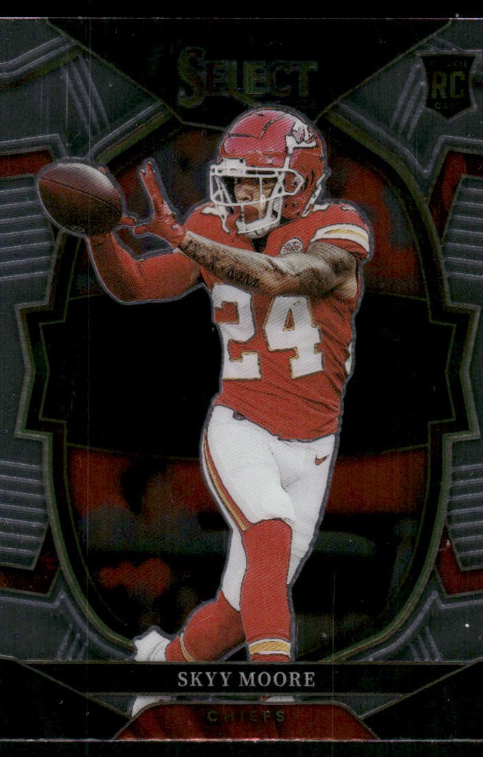 2022 Panini Select Skyy Moore Rookie Kansas City Chiefs #21 B