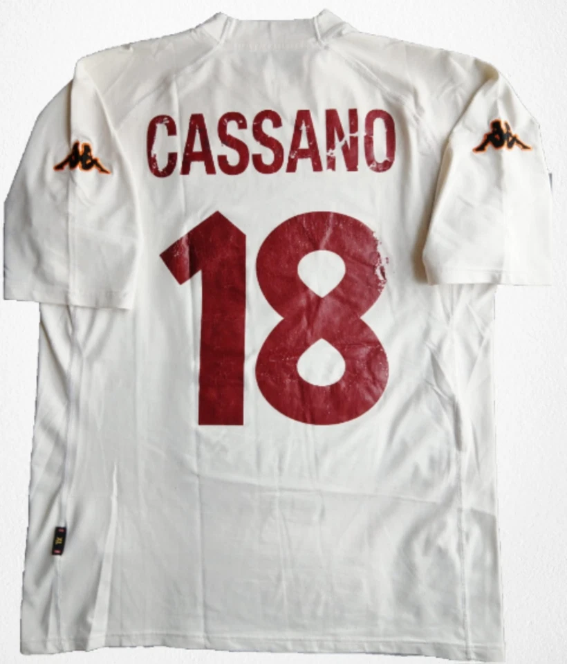 Kappa AS ROMA *ANTONIO CASSANO* Jersey | Rom Trikot | XL #18 - Bild 3 von 4