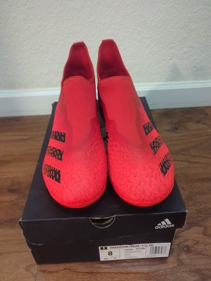 Adidas Predator Freak .3 LL FG Soccer laceless Cleats Demonskin Men's US Size 8 