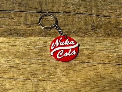 Fallout Nuka-Cola Keychain 1.5'' Bottle Cap Key Fob Gamer Gift Collectible Vault