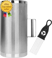 12" X 6" Stainless Steel Guiro Instrument Latin Percussion Metal Guiro Shaker
