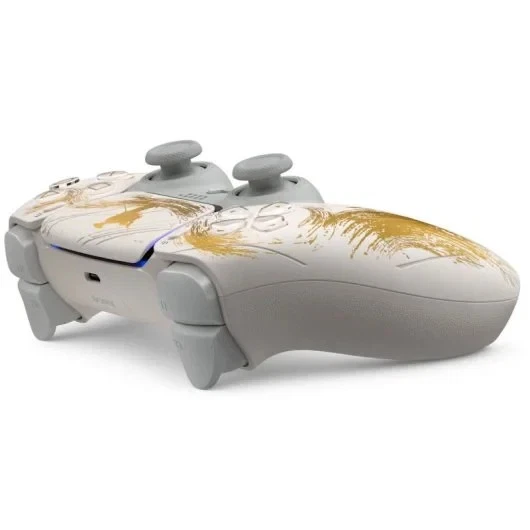 SONY DUALSENSE GHOST OF YOTEI LIMITED EDITION GOLD, WHITE BLUETOOTH PS5 - Immagine 2 di 4