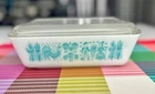 Vintage 1960’s Pyrex Amish Butterprint 503 Refrigerator Dish with lid 503-C