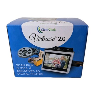 ClearClick Virtuoso 2.0 Film, Slide & Negative Scanner 5'' Screen 22 MP USB/HDMI