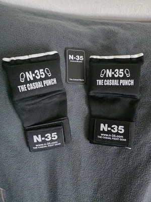 N-35 Innenhandschuhe Muay Thai Boxen MMA Schlupfbandagen Sandsack Boxen Gr M NEU - Bild 1 von 4