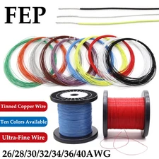 UL10064 Ultra-Fine Wire Electronic High Temp Hook Up Wire Dia 0,0049mm²~0,14mm²