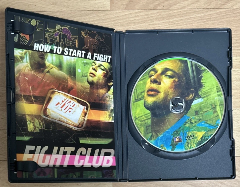 Fight Club DVD Brad Pitt Edward Norton Helen Bonham Carter Meat Loaf Aday Jared - Image 4 of 4