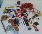 BIG WESTERN PLAYSET LOT MARX, MPC, MORE