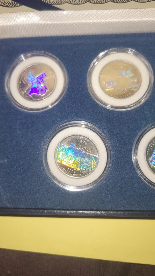 Morgan Mint 2004 Hologram Give Statehood Quarters Special Edition With COA - Image 3 of 4