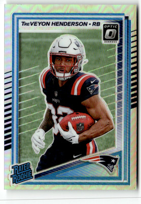 Panini 2025 Donruss Optic NFL No. 248 TreVeyon Henderson Rated Rookie Silver