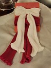 832.  Sunday State Pink & White Set of 2 Hair Bows Barrettes NEW — photo 1