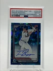 TRAVIS BAZZANA 2024 BOWMAN CHROME DRAFT 1ST SAPPHIRE AUTO /199 PSA 10 Q0902