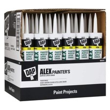 DAP Alex Painter's Acrylic Latex Caulk, White, 10.1 Oz 30 Pack 7079818670 