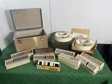 Lot of Vintage Kodachrome Slides 2 100 Rotary Slide Carousel Trays full 