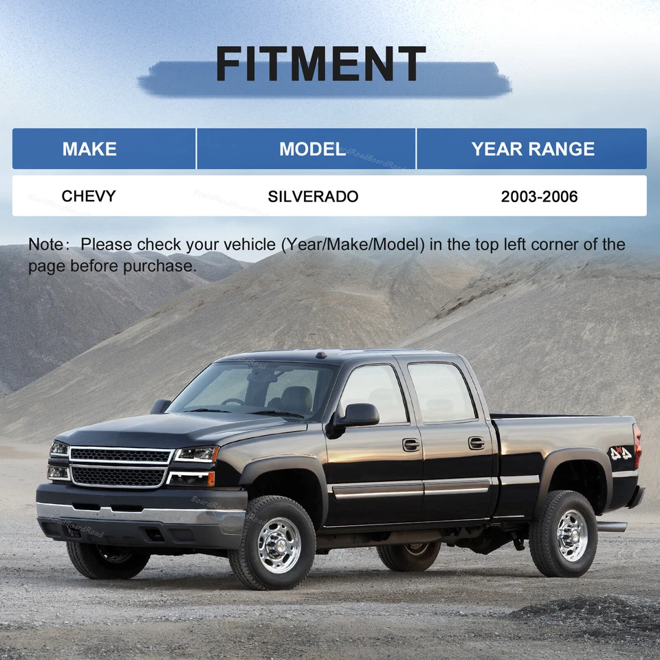 Sequential Headlights Pair W/ LED DRL LH+ RH Fit for 2003-2007 Chevy Silverado Foto 4 de 4