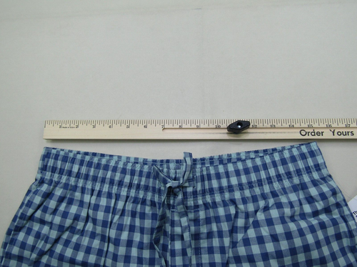 Sonoma Everyday Pyjama Shorts Herren mittelblau kariert Loungewear neu mit Etikett - Bild 9 von 12