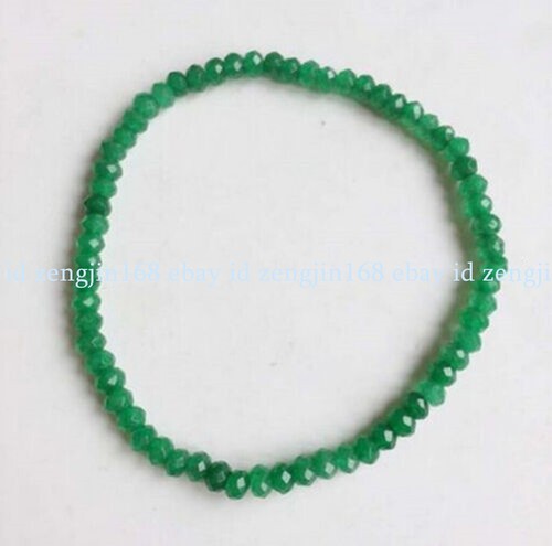 "Pulsera elástica natural de 2x4 mm facetada multicolor con cuentas de piedras preciosas redondeadas 7,5" - Imagen 2 de 18