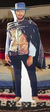 Clint Eastwood "Good, Bad  Ugly" Western Tabletop Display Standee 9 1/2" Tall
