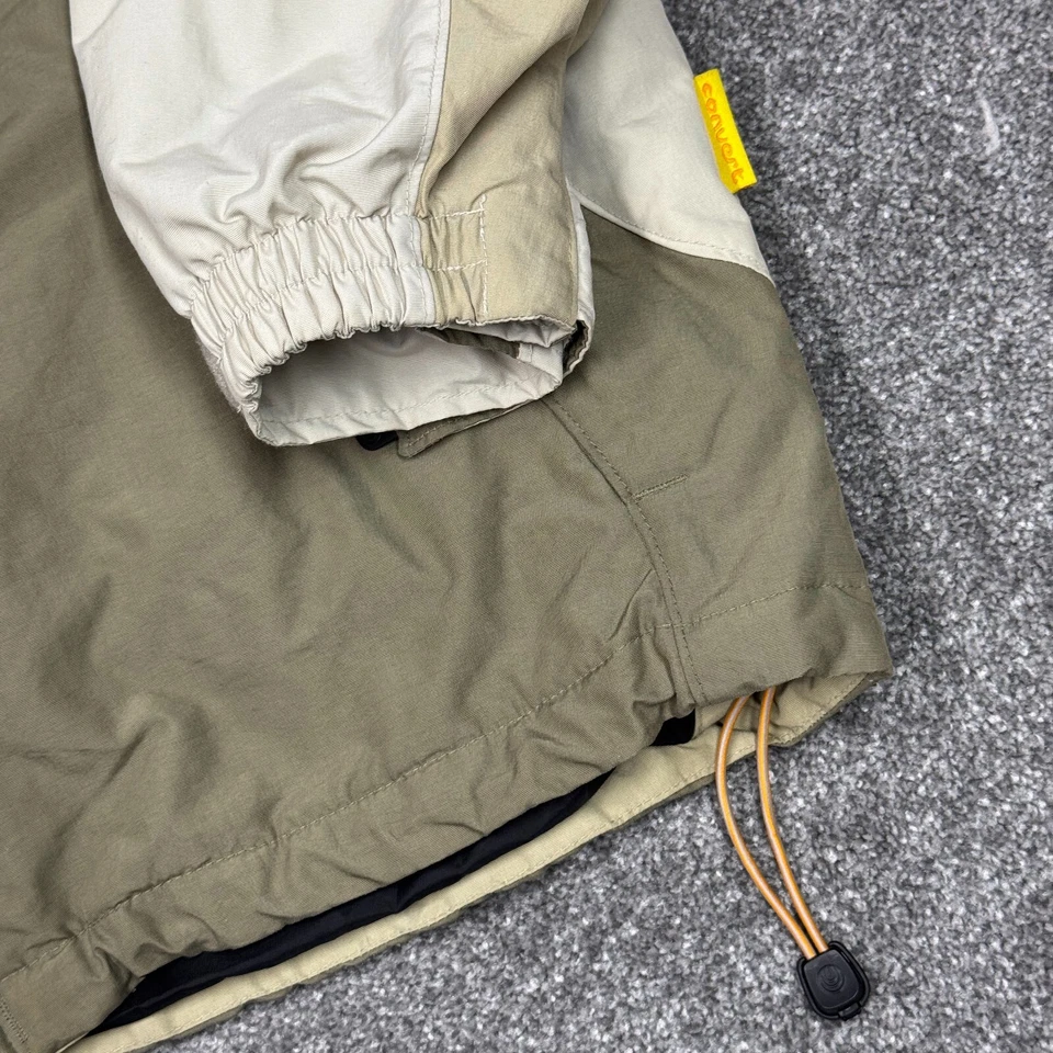 Vintage Columbia Jacket Men Large Tan Brown Zip Winter Coat Convert Fleece Lined - Image 3 of 4