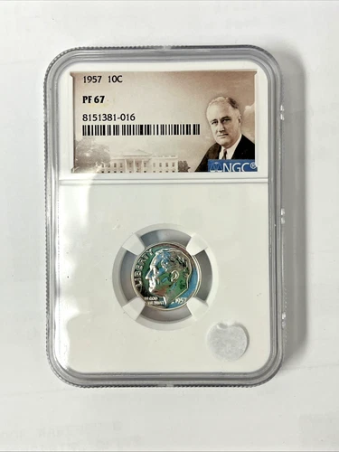 1957 Dime 10C PF67 NGC