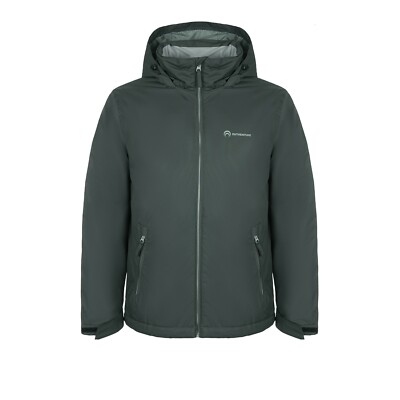 Herren Wasserdichte Jacke Kapuze Vlies gefüttert Premium Winddicht Outdoor Mantel Winter  