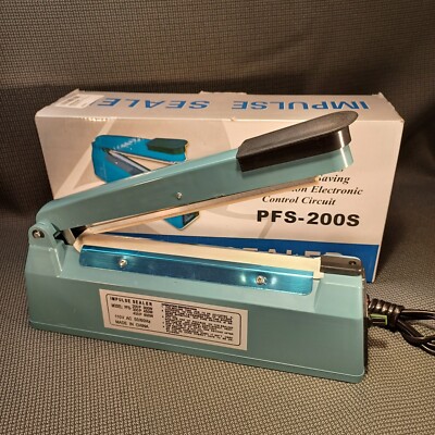 8'' Impulse Heat Sealer for Plastic Bags - Hand Machine