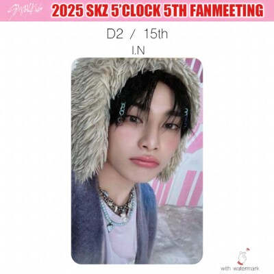 STRAY KIDS SKZ 5'CLOCK 5TH FANMEETING PHOTO CARD STAYZONE MD UNIT